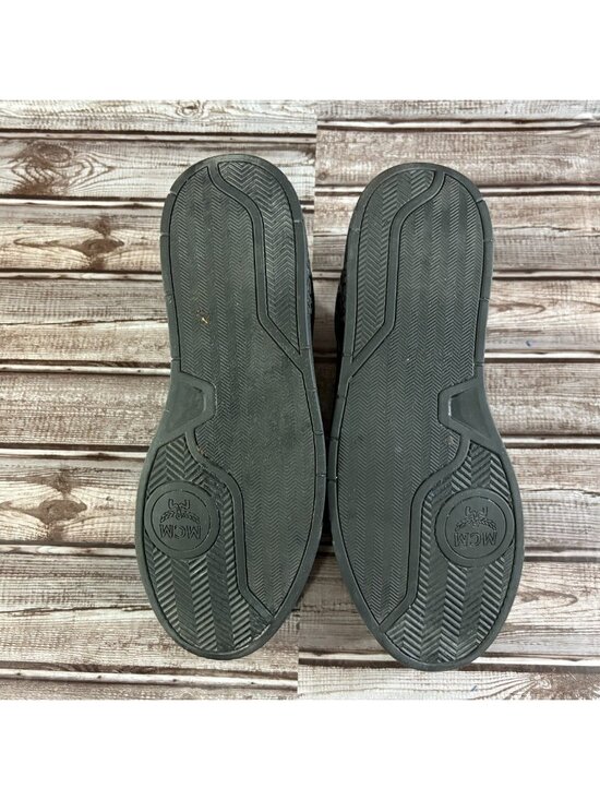 MCM Terrain Lo Monogram Jacquard sneaker Sz 42 US 9 color black grey made Italy main image 9